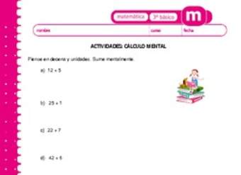 Cálculo mental Cálculo mental