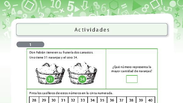 Resolución de problemas: mayor o menor que, y recta numérica Resolución de problemas: mayor o menor que, y recta numérica