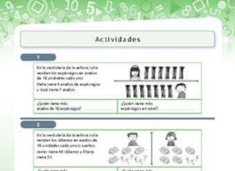 Actividades mayor que, menor que Actividades mayor que, menor que