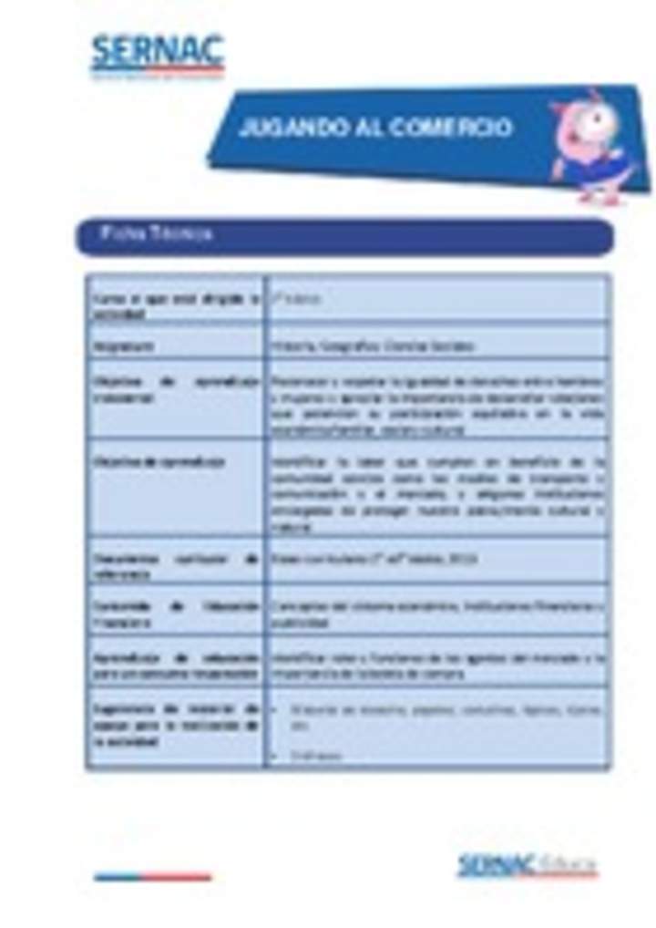 Jugando al comercio Jugando al comercio