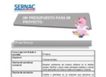 Un presupuesto para mi proyecto Un presupuesto para mi proyecto