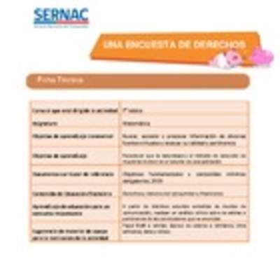 Una encuesta de derechos