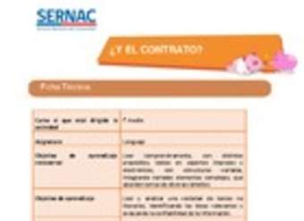 ¿Y el contrato? ¿Y el contrato?