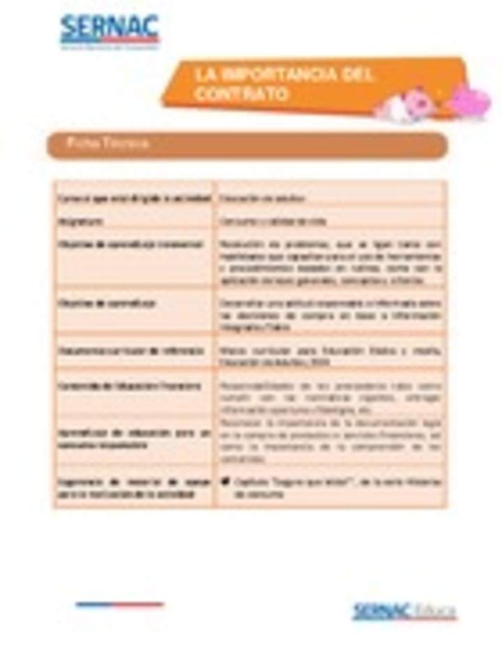 La importancia del contrato La importancia del contrato