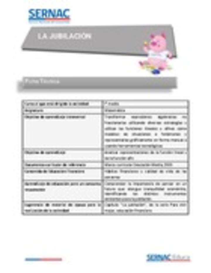 La jubilación La jubilación