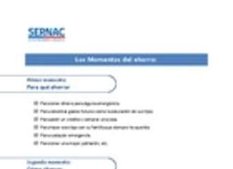 Los momentos del ahorro Los momentos del ahorro