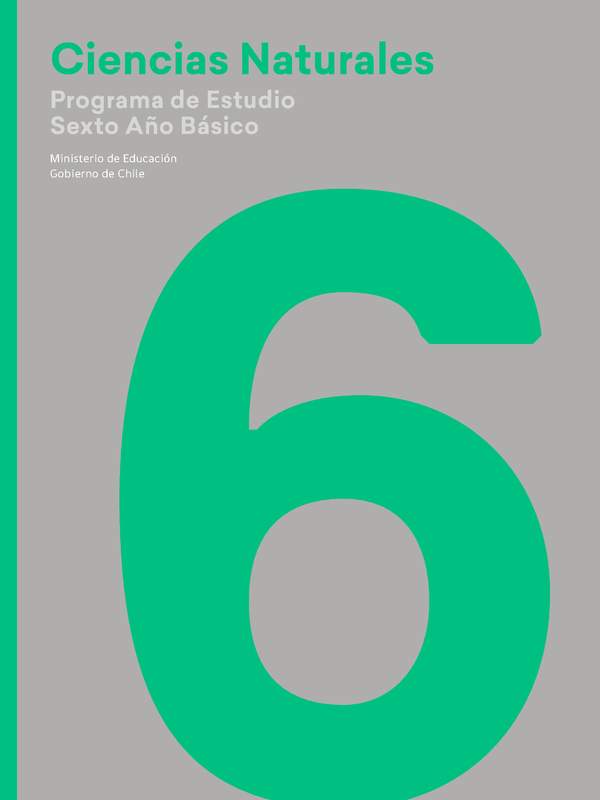 Programa de CN 6º básico Programa de CN 6º básico