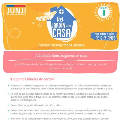 Hagamos túneles de cartón Hagamos túneles de cartón