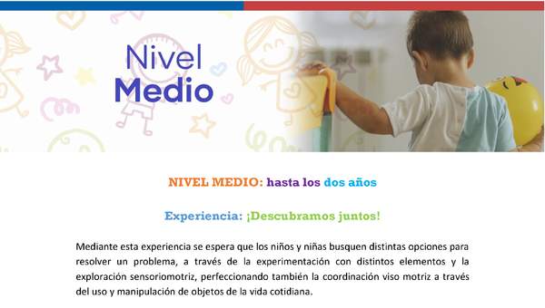 Experiencia educativa: Descubramos juntos Experiencia educativa: Descubramos juntos