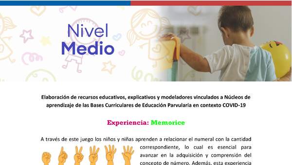 Experiencia educativa: Memorice Experiencia educativa: Memorice