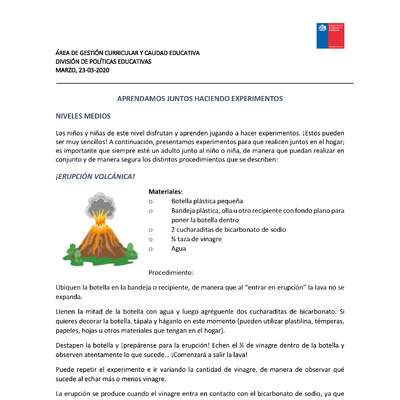 Aprendamos juntos realizando experimentos Aprendamos juntos realizando experimentos