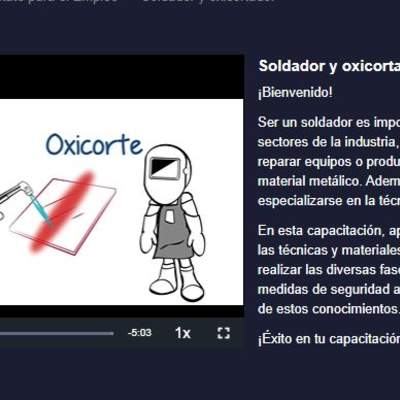 Curso: Soldador y oxicortador Curso: Soldador y oxicortador
