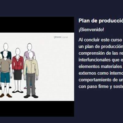 Curso: Plan de producción Curso: Plan de producción