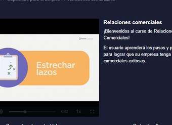 Curso: Relaciones comerciales Curso: Relaciones comerciales