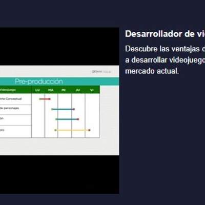 Curso: Desarrollador de videojuegos Curso: Desarrollador de videojuegos