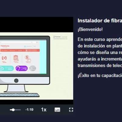 Curso: Instalador de fibra óptica Curso: Instalador de fibra óptica