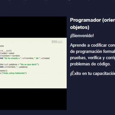Curso: Programador (orientado a objetos) Curso: Programador (orientado a objetos)
