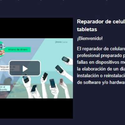 Curso: Reparador de celulares y tablets Curso: Reparador de celulares y tablets