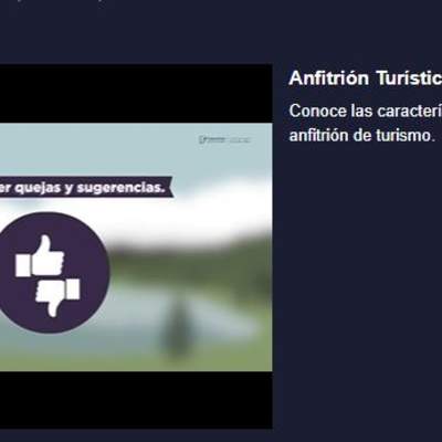 Curso: Anfitrión Turístico Curso: Anfitrión Turístico