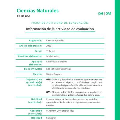 ¿De qué están hechos los objetos? ¿De qué están hechos los objetos?