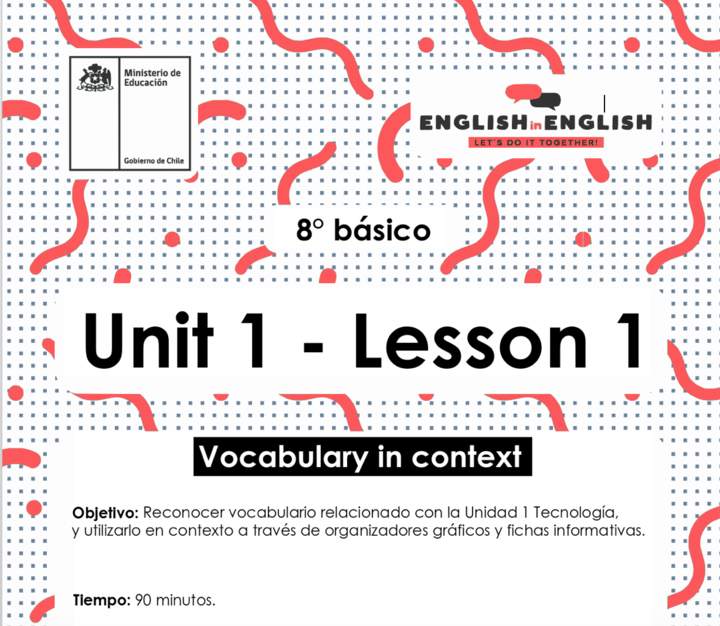 Lesson 1 Inglés 8º básico Lesson 1 Inglés 8º básico