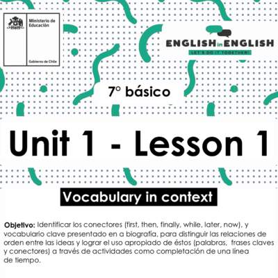 Lesson 1 Inglés 7º básico Lesson 1 Inglés 7º básico