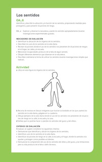 Ejemplo Evaluación Programas - OA06 - Los sentidos Ejemplo Evaluación Programas - OA06 - Los sentidos