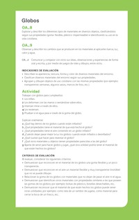 Ejemplo Evaluación Programas - OA08 - OA09 - Globos Ejemplo Evaluación Programas - OA08 - OA09 - Globos