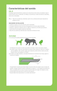 Ejemplo Evaluación Programas - OA09 - Características del sonido Ejemplo Evaluación Programas - OA09 - Características del sonido