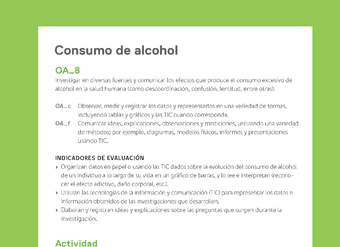 Ejemplo Evaluación Programas - OA08 - Consumo de alcohol Ejemplo Evaluación Programas - OA08 - Consumo de alcohol