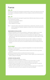 Ejemplo Evaluación Programas - OA12 - OA13 - Fuerza Ejemplo Evaluación Programas - OA12 - OA13 - Fuerza