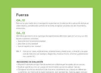 Ejemplo Evaluación Programas - OA12 - OA13 - Fuerza Ejemplo Evaluación Programas - OA12 - OA13 - Fuerza