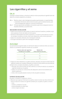 Ejemplo Evaluación Programas - OA06 - Los cigarrillos y el asma Ejemplo Evaluación Programas - OA06 - Los cigarrillos y el asma