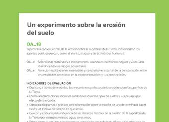 Ejemplo Evaluación Programas - OA18 - Un experimento sobre la erosión del suelo Ejemplo Evaluación Programas - OA18 - Un experimento sobre la erosión del suelo