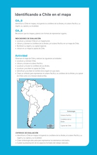 Ejemplo Evaluación Programas - OA08 - OA09 - Identificando a Chile en el mapa Ejemplo Evaluación Programas - OA08 - OA09 - Identificando a Chile en el mapa