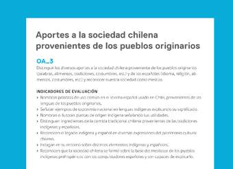 Ejemplo Evaluación Programas - OA03 - Aportes a la sociedad chilena provenientes de los pueblos originarios Ejemplo Evaluación Programas - OA03 - Aportes a la sociedad chilena provenientes de los pueblos originarios