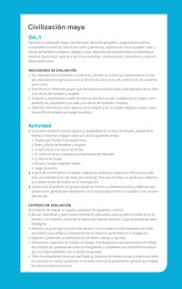 Ejemplo Evaluación Programas - OA01 - Civilización maya Ejemplo Evaluación Programas - OA01 - Civilización maya