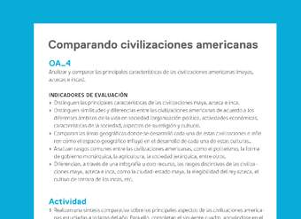 Ejemplo Evaluación Programas - OA04 - Comparando civilizaciones americanas Ejemplo Evaluación Programas - OA04 - Comparando civilizaciones americanas
