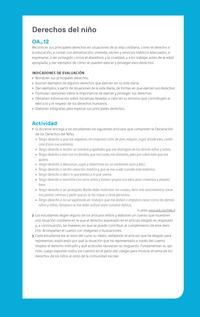 Ejemplo Evaluación Programas - OA12 - Derechos del niño Ejemplo Evaluación Programas - OA12 - Derechos del niño