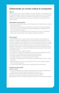 Ejemplo Evaluación Programas - OA02 - Elaborando un comic sobre la conquista Ejemplo Evaluación Programas - OA02 - Elaborando un comic sobre la conquista