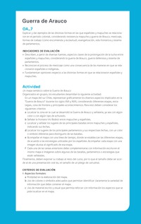 Ejemplo Evaluación Programas - OA07 - Guerra de Arauco Ejemplo Evaluación Programas - OA07 - Guerra de Arauco