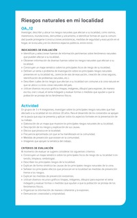 Ejemplo Evaluación Programas - OA12 - Riesgos naturales en mi localidad Ejemplo Evaluación Programas - OA12 - Riesgos naturales en mi localidad