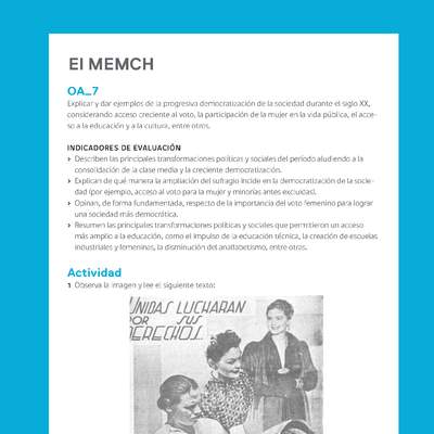 Ejemplo Evaluación Programas - OA07 - El MEMCH Ejemplo Evaluación Programas - OA07 - El MEMCH