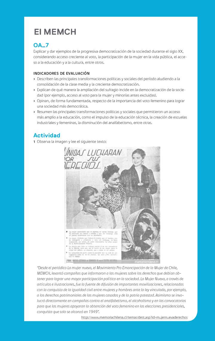 Ejemplo Evaluación Programas - OA07 - El MEMCH Ejemplo Evaluación Programas - OA07 - El MEMCH