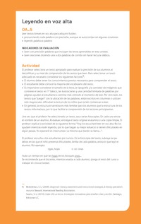 Ejemplo Evaluación Programas - OA05 - Leyendo en voz alta Ejemplo Evaluación Programas - OA05 - Leyendo en voz alta
