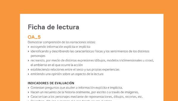 Ejemplo Evaluación Programas - OA05 - Ficha de lectura Ejemplo Evaluación Programas - OA05 - Ficha de lectura