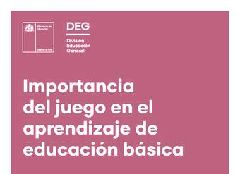 Importancia del juego en el aprendizaje de educación básica Importancia del juego en el aprendizaje de educación básica