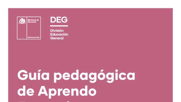 Guía pedagógica de Aprendo Jugando Guía pedagógica de Aprendo Jugando