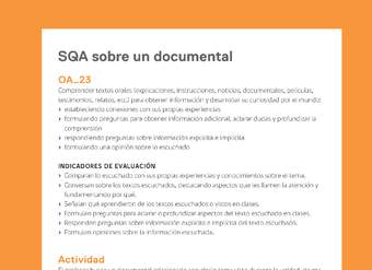 Ejemplo Evaluación Programas - OA23 - SQA sobre un documental Ejemplo Evaluación Programas - OA23 - SQA sobre un documental