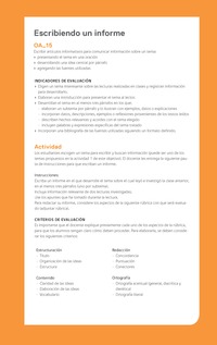 Ejemplo Evaluación Programas - OA15 - Escribiendo un informe Ejemplo Evaluación Programas - OA15 - Escribiendo un informe